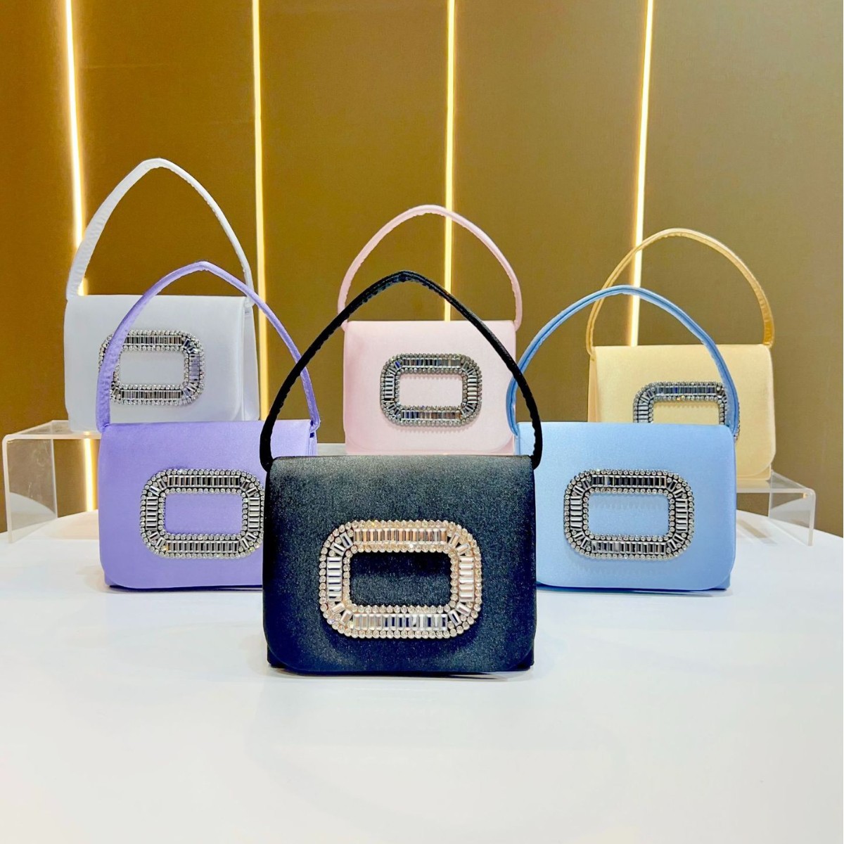 Luxury Mini Square กระเป๋าถือผ - Tassel Fringe Trim บทวิจารณ์และราคา