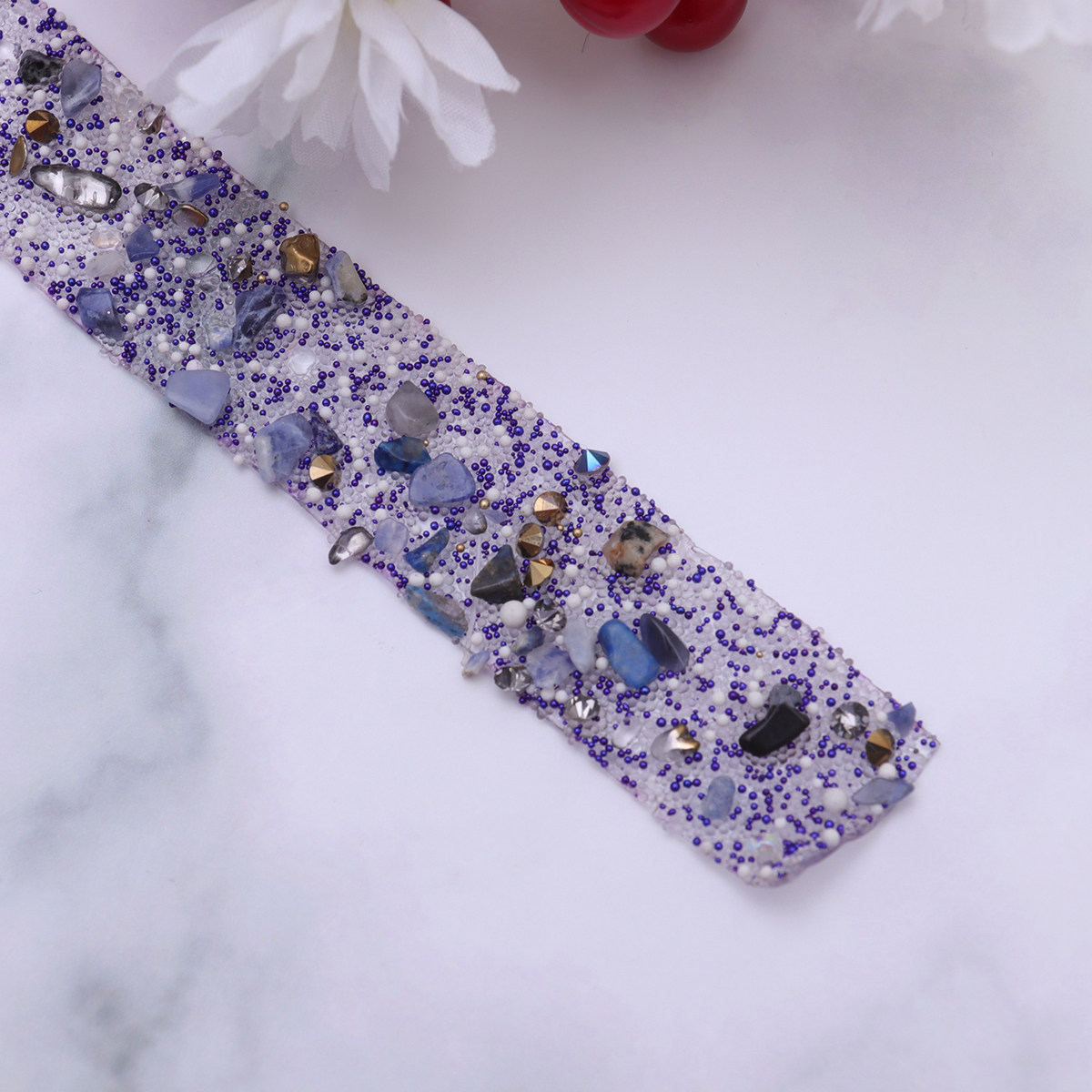 แถบประดับคริสตัลสีม่วงหลากสี แ - Sew On Rhinestone บทวิจารณ์และราคา