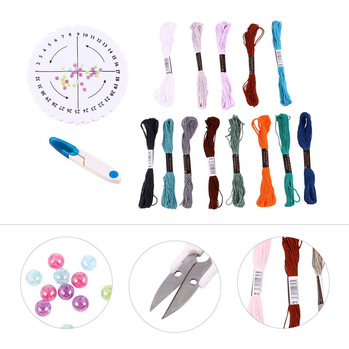 ชุดอุปกรณ์ทำสร้อยข้อมือมิตรภาพ - Embroidery Craft บทวิจารณ์และราคา