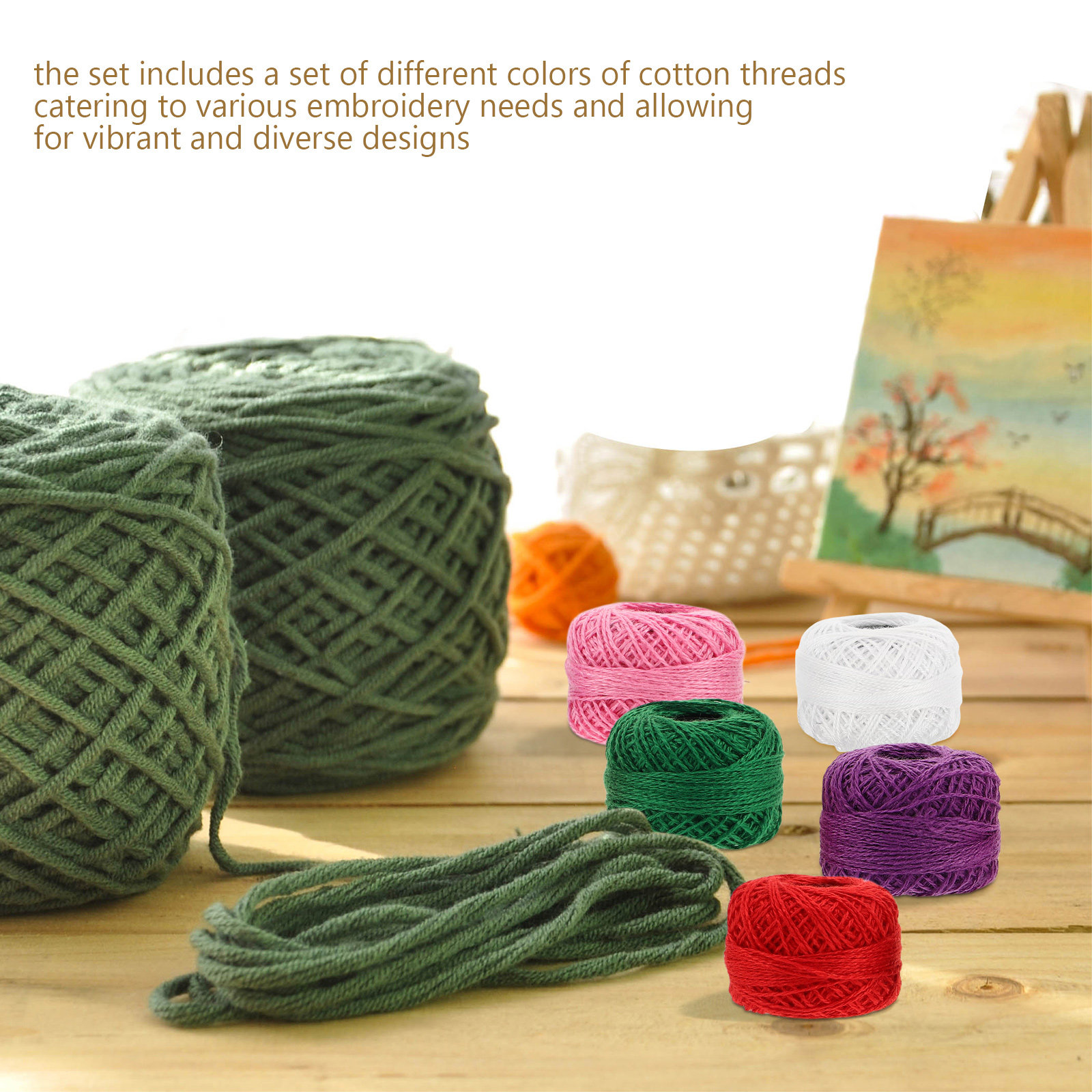 ชุดไหมปักผ้าฝ้าย 12 ชิ้น คละสี - Embroidery Craft บทวิจารณ์และราคา