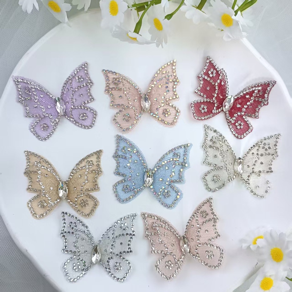ลายปักผีเสื้อประดับคริสตัลวิบว - Sew On Rhinestone บทวิจารณ์และราคา
