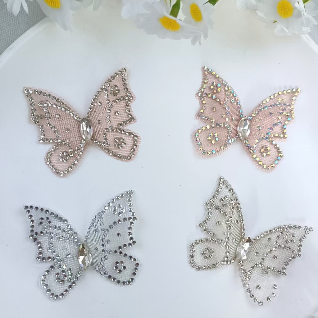 ลายปักผีเสื้อประดับคริสตัลวิบว - Sew On Rhinestone บทวิจารณ์และราคา