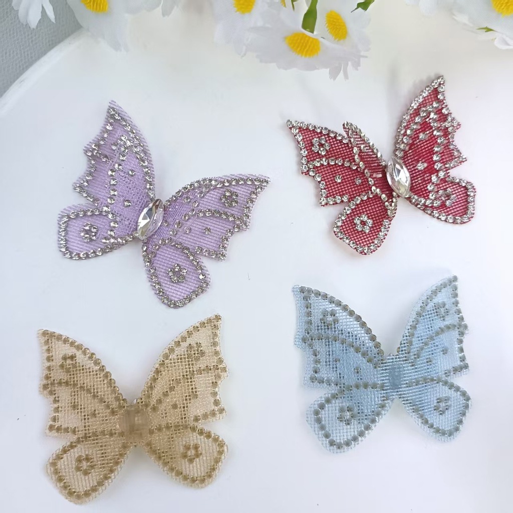 ลายปักผีเสื้อประดับคริสตัลวิบว - Sew On Rhinestone บทวิจารณ์และราคา