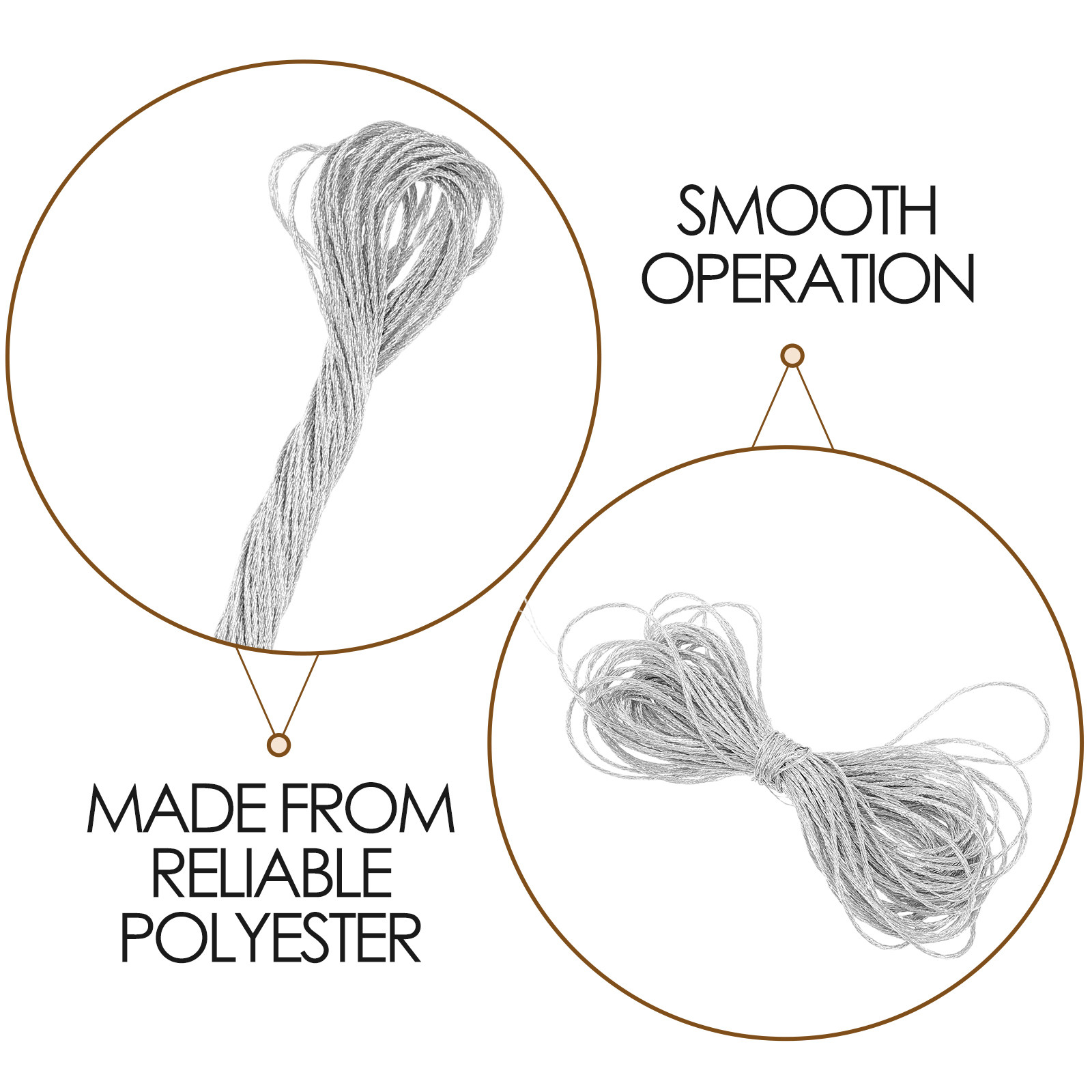12 ชิ้น ด้ายปักเมทัลลิกเงางาม  - Embroidery Craft บทวิจารณ์และราคา
